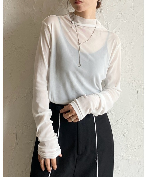 ETRE TOKYO ハイネックロングスリーブPO 長袖 カットソー 新品 F Beno tシャツ マイクロスムース タートルネック カットソー