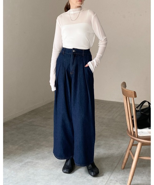 【 (⃔ ꒪꒳꒪̟ )⃕↝さん専用ページ 】サリー長袖トップス シアー ⃔ ファッション 【 (⃔ ꒪꒳꒪̟ )⃕↝さん専用ページ 】サリー