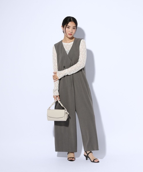 GLOBAL WORK（グローバルワーク）の「オールインワン/599691（つなぎ/オールインワン・レディース・ブラック/グレー・MEDIUM/LARGE）」の10枚目の写真