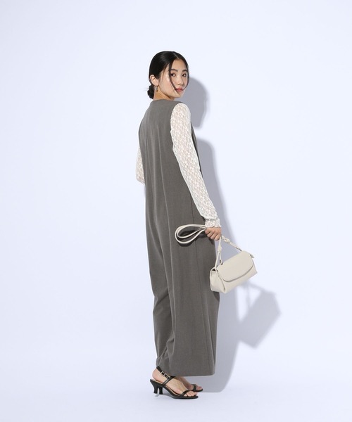 GLOBAL WORK（グローバルワーク）の「オールインワン/599691（つなぎ/オールインワン・レディース・ブラック/グレー・MEDIUM/LARGE）」の12枚目の写真