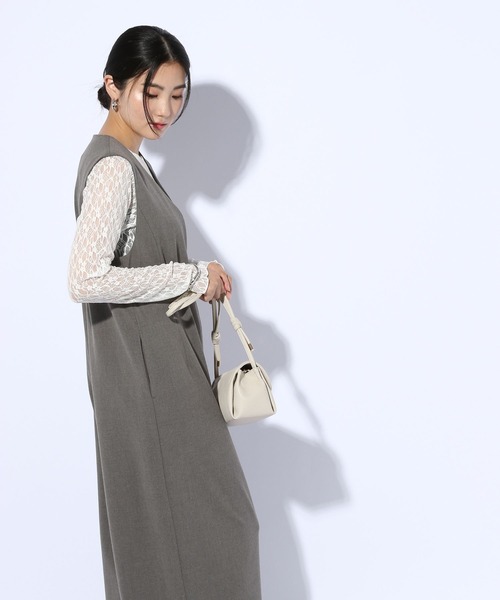 GLOBAL WORK（グローバルワーク）の「オールインワン/599691（つなぎ/オールインワン・レディース・ブラック/グレー・MEDIUM/LARGE）」の14枚目の写真