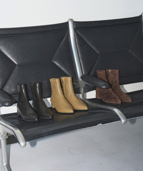 GRISE（グリーズ）の「GRISEレザーポインテッドソフトフィットショートブーツ（ブーツ・レディース・ブラック/ブラウン/ウッド・LARGE/SMALL/MEDIUM/X-LARGE）」の10枚目の写真