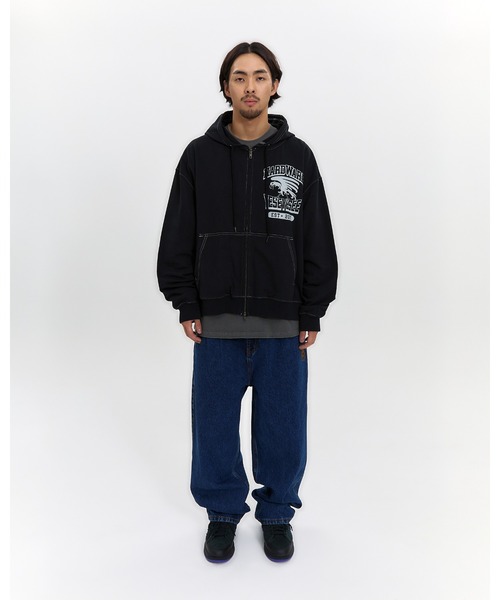 YESEYESEE（イエスアイシー）の「Y.E.S Single Stitch Hoodie（パーカー・メンズ・ブラック/グリーン系その他・L/M/S/XL）」の7枚目の写真