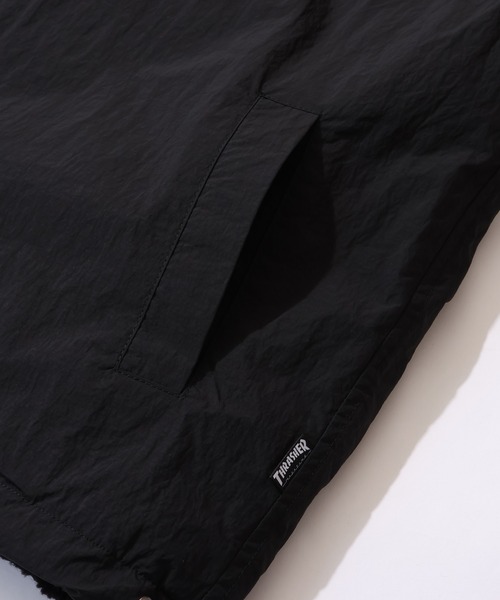 THRASHER（スラッシャー）の「【THRASHER/スラッシャー】リバーシブル スタンドネックナイロン ボアブルゾン（ブルゾン・メンズ・ライトグレー/ブラック/カーキ・M/L/XL）」の18枚目の写真