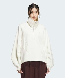 adidas(アディダス)のLuxflow アクティブ ルーズフィット スペーサー ハーフジップ プルオーバー / アディダス adidas(その他トップス)