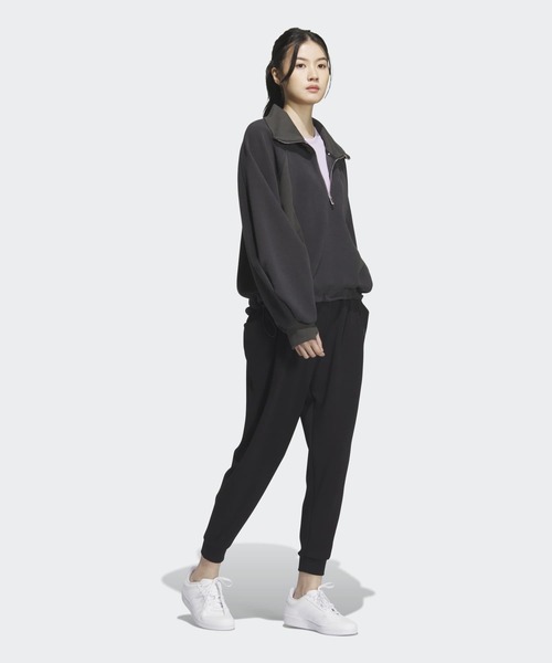 adidas（アディダス）の「Luxflow アクティブ ルーズフィット スペーサー ハーフジップ プルオーバー / アディダス adidas（その他トップス・レディース・ホワイト/グレー・XX-LARGE/LARGE/MEDIUM/SMALL/X-LARGE/X-SMALL）」の11枚目の写真