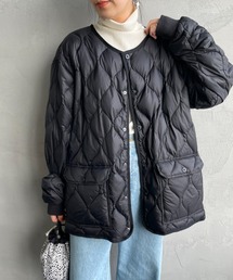 TAION（タイオン）の「[TAION/タイオン] MILITARY ソフトシェル オーバーサイズクルーネックダウンジャケット（ダウンジャケット/コート）」