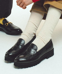 KENFORD(PtH[h)́ǉKENFORD/PtH[h  TANK SOLE EMBOSSED LOAFERS([t@[)