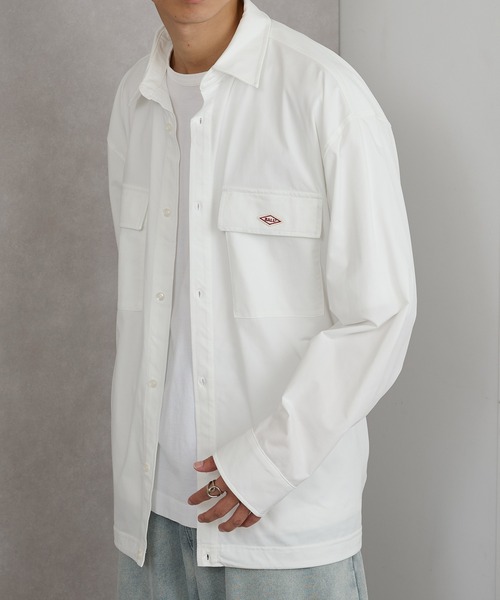 BALL(ボール)の「【BALL】ストレッチ天竺 BIGサイズ長袖シャツ(シャツ/ブラウス・メンズ・ブラック系その他2/ブラック系1/オフホワイト/ベージュ・M/L/LL)」の2枚目の写真