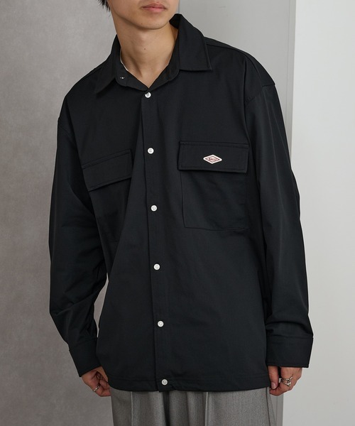 BALL(ボール)の「【BALL】ストレッチ天竺 BIGサイズ長袖シャツ(シャツ/ブラウス・メンズ・ブラック系その他2/ブラック系1/オフホワイト/ベージュ・M/L/LL)」の6枚目の写真