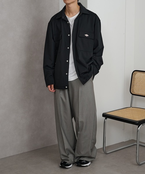 BALL(ボール)の「【BALL】ストレッチ天竺 BIGサイズ長袖シャツ(シャツ/ブラウス・メンズ・ブラック系その他2/ブラック系1/オフホワイト/ベージュ・M/L/LL)」の13枚目の写真