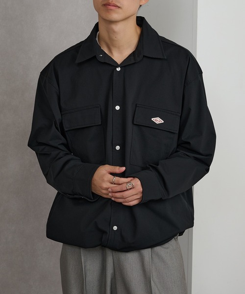 BALL(ボール)の「【BALL】ストレッチ天竺 BIGサイズ長袖シャツ(シャツ/ブラウス・メンズ・ブラック系その他2/ブラック系1/オフホワイト/ベージュ・M/L/LL)」の9枚目の写真