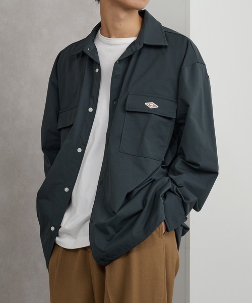 BALL(ボール)の「【BALL】ストレッチ天竺 BIGサイズ長袖シャツ(シャツ/ブラウス・メンズ・ブラック系その他2/ブラック系1/オフホワイト/ベージュ・M/L/LL)」の15枚目の写真