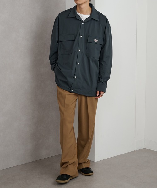BALL(ボール)の「【BALL】ストレッチ天竺 BIGサイズ長袖シャツ(シャツ/ブラウス・メンズ・ブラック系その他2/ブラック系1/オフホワイト/ベージュ・M/L/LL)」の17枚目の写真