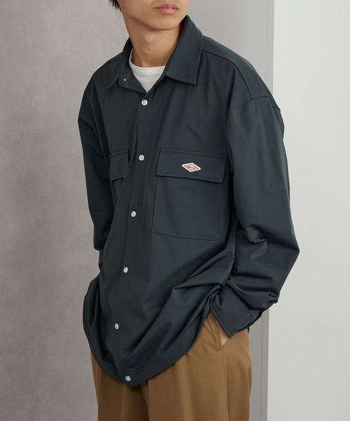 BALL(ボール)の「【BALL】ストレッチ天竺 BIGサイズ長袖シャツ(シャツ/ブラウス・メンズ・ブラック系その他2/ブラック系1/オフホワイト/ベージュ・M/L/LL)」の19枚目の写真