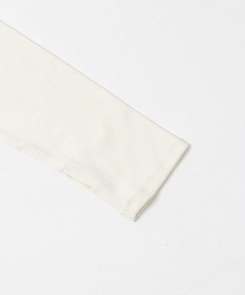 SENSE OF PLACE by URBAN RESEARCH（センスオブプレイスバイアーバンリサーチ）の「アシンメトリーリブコンパクトトップ（Tシャツ/カットソー・レディース・オフホワイト/ブラック/キャメル・ONE）」の22枚目の写真