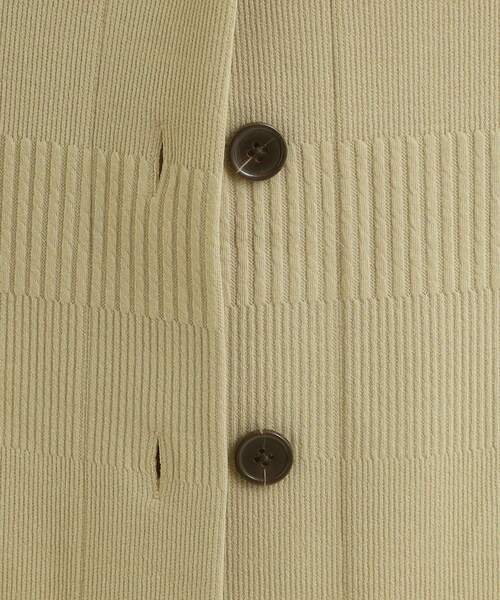 SHOO・LA・RUE（シューラルー）の「【高レビュー/春まで着られる】体型をカバーしながらスマートに魅せる ラインジャカードコーディガン（カーディガン/ボレロ・レディース・ネイビー/グレー系その他/ライトベージュ/オリーブ・01/02/03/04）」の20枚目の写真