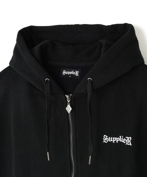 SUPPLIER/サプライヤー/RHINESTONE SLEEVE HOODIE（パーカー