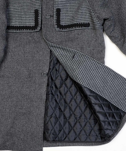 チェックセーラーセットアップブルーMILK BOYミルクボーイ Torte Check