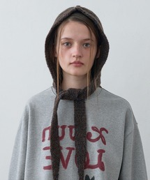 Kijun（キジュン）の「Kijun/キジュン Cable Knit Balaclava ウール モヘア風ニットバラクラバ【Zipper雑誌 着用】（ニットキャップ/ビーニー）」