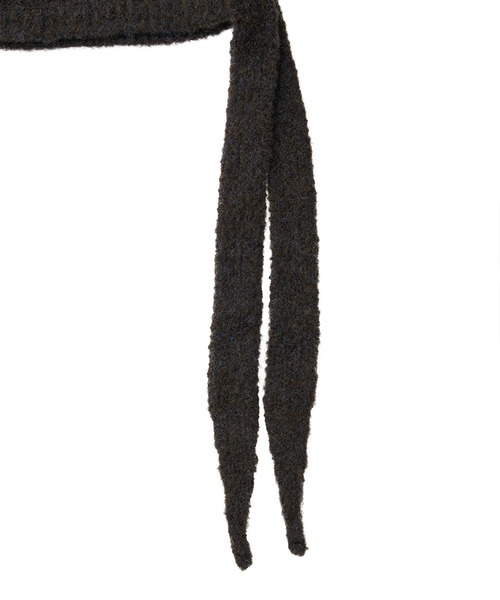 Kijun/キジュン Cable Knit Balaclava ウール モヘア風ニット