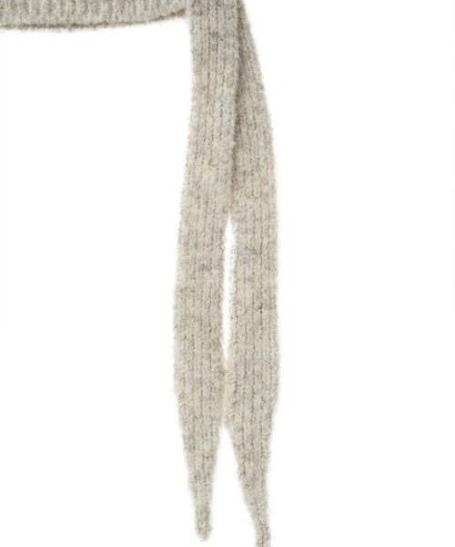 Kijun/キジュン Cable Knit Balaclava ウール モヘア風ニット