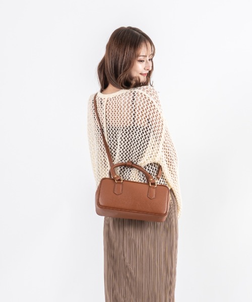 Rivel(リヴェル)の「【ANTONELLO MASI/アントネッロマージ】ミニボストンバッグ イタリア製(ボストンバッグ・レディース・ブラック/ブラウン・FREE)」の15枚目の写真