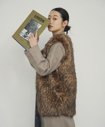 merrylatte（メリーラテ）の「ファーベスト"MATAGI"（ベスト・レディース）」