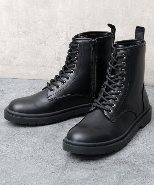 BACKYARD FAMILY(バックヤードファミリー)の「glabella LACE UP BOOTS(ブーツ・メンズ・ブラック・25cm/26cm/27cm)」の5枚目の写真