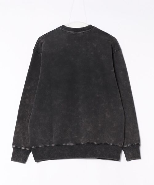 NAVY(ネイビー)の「NAVY 裏起毛ウォッシュバルーントレーナー(スウェット・メンズ・杢グレー/ネイビー系/ブラック/ブラック系/ブラウン・S/M/L/XL)」の7枚目の写真