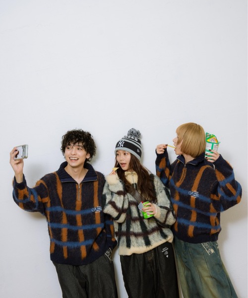 パーリーゲイツPGGサーモニットカルゼハーフジッパーnayami.DENサイズ5 パーリーゲイツPGGサーモニットカルゼハーフジッパーnayami.DENサイズ5