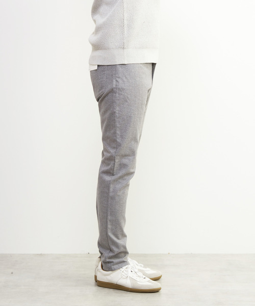 MEN'S MELROSE(メンズメルローズ)の「ソフトサーモヘリンボーンスリムテーパード5ポケットパンツ(その他パンツ・メンズ・ブラウン/ネイビー/グレー/チャコールグレー・2/4/5/3)」の8枚目の写真