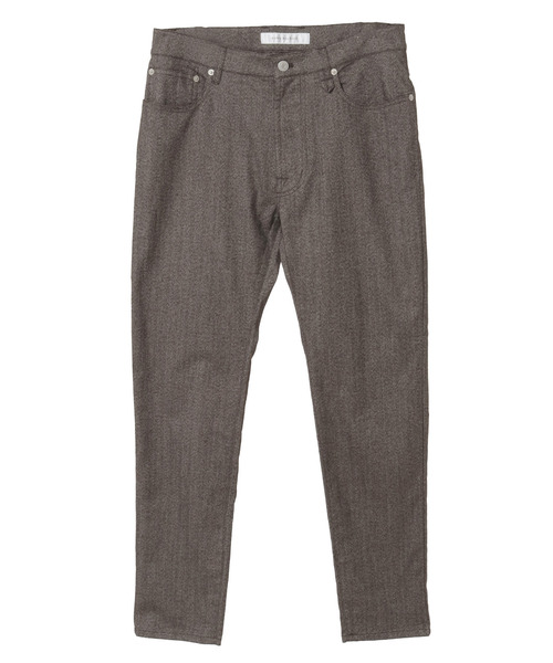 MEN'S MELROSE(メンズメルローズ)の「ソフトサーモヘリンボーンスリムテーパード5ポケットパンツ(その他パンツ・メンズ・ブラウン/ネイビー/グレー/チャコールグレー・2/4/5/3)」の13枚目の写真