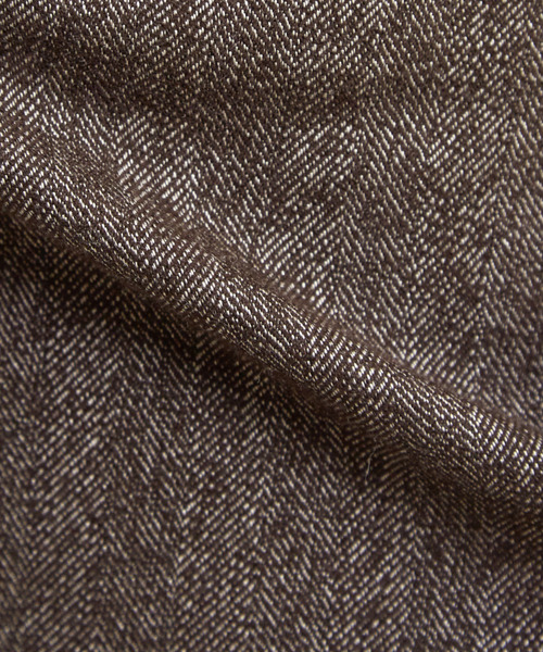 MEN'S MELROSE(メンズメルローズ)の「ソフトサーモヘリンボーンスリムテーパード5ポケットパンツ(その他パンツ・メンズ・ブラウン/ネイビー/グレー/チャコールグレー・2/4/5/3)」の14枚目の写真