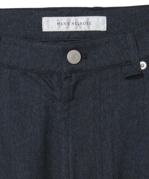 MEN'S MELROSE(メンズメルローズ)の「ソフトサーモヘリンボーンスリムテーパード5ポケットパンツ(その他パンツ・メンズ・ブラウン/ネイビー/グレー/チャコールグレー・2/4/5/3)」の19枚目の写真