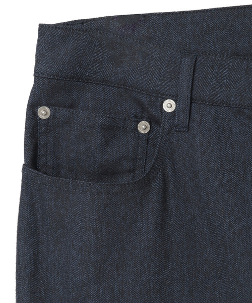 MEN'S MELROSE(メンズメルローズ)の「ソフトサーモヘリンボーンスリムテーパード5ポケットパンツ(その他パンツ・メンズ・ブラウン/ネイビー/グレー/チャコールグレー・2/4/5/3)」の21枚目の写真