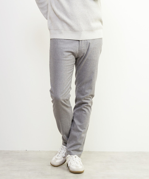 MEN'S MELROSE(メンズメルローズ)の「ソフトサーモヘリンボーンスリムテーパード5ポケットパンツ(その他パンツ・メンズ・ブラウン/ネイビー/グレー/チャコールグレー・2/4/5/3)」の22枚目の写真