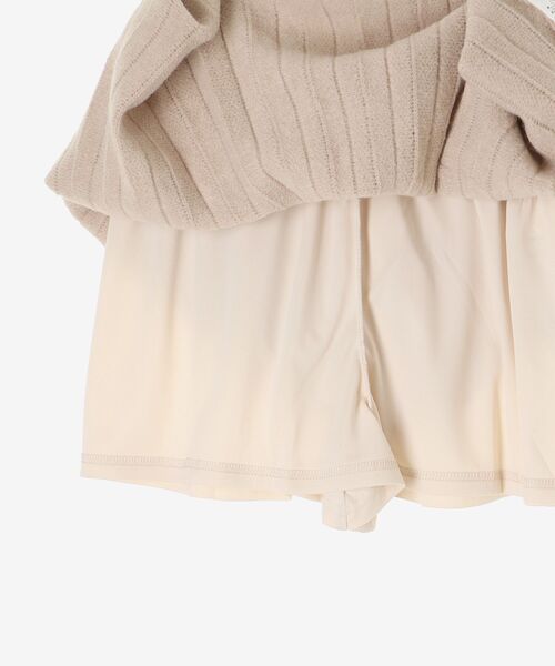 MAJESTIC LEGON（マジェスティックレゴン）の「キラキラボタンプリーツニットスカート（スカート・レディース・アイボリー/ブラック/ベージュ/グレー・MEDIUM）」の17枚目の写真