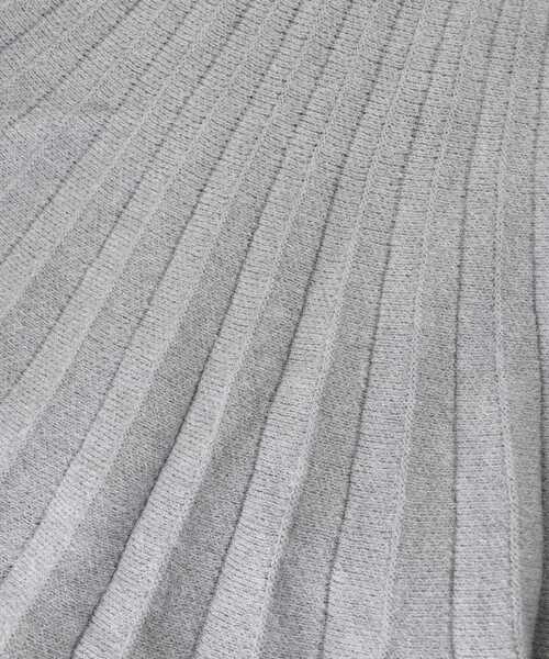 MAJESTIC LEGON（マジェスティックレゴン）の「キラキラボタンプリーツニットスカート（スカート・レディース・アイボリー/ブラック/ベージュ/グレー・MEDIUM）」の20枚目の写真