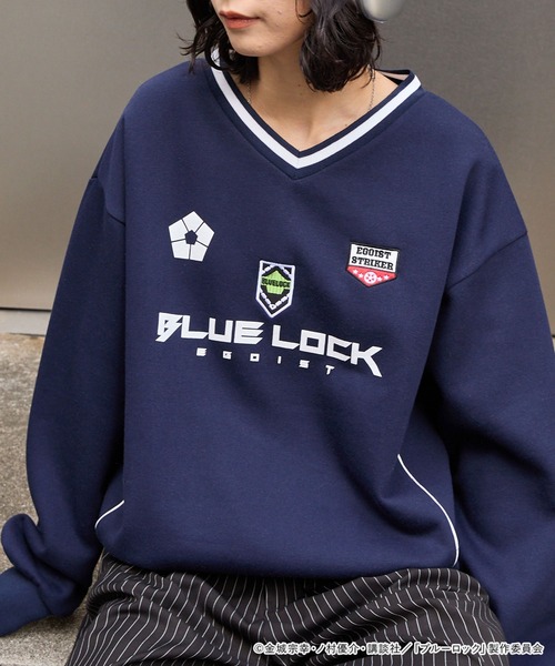 ブルーロック】別注 グラフィック刺繍 ドロスト パイピングライン