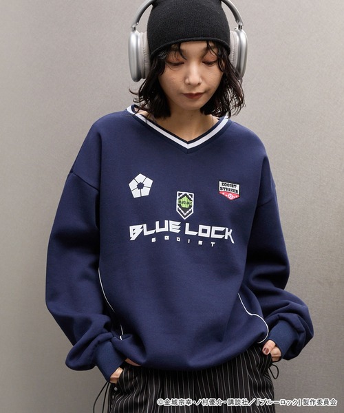 ブルーロック】別注 グラフィック刺繍 ドロスト パイピングライン