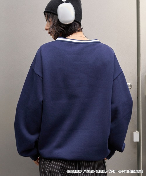 ブルーロック】別注 グラフィック刺繍 ドロスト パイピングライン