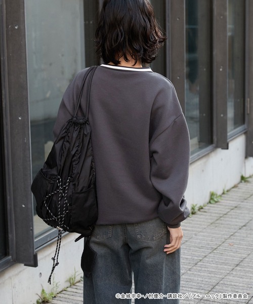 JiJikoro☆オーダーページ ブルーロック】別注 グラフィック刺繍 ドロスト パイピングライン