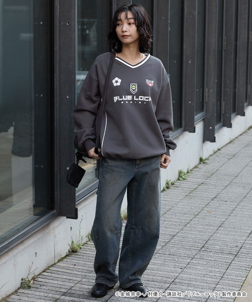 Man まとめ売り専用ページ ブルーロック】別注 グラフィック刺繍 ドロスト パイピングライン