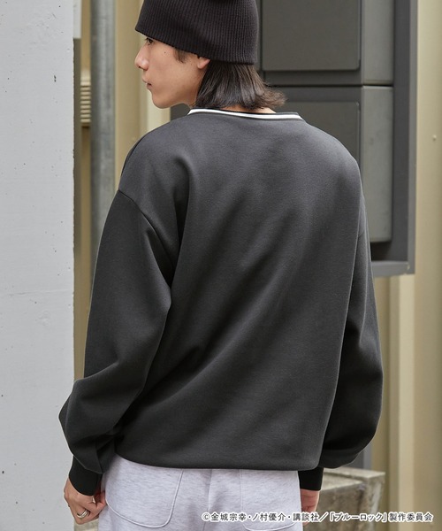 ブルーロック】別注 グラフィック刺繍 ドロスト パイピングライン