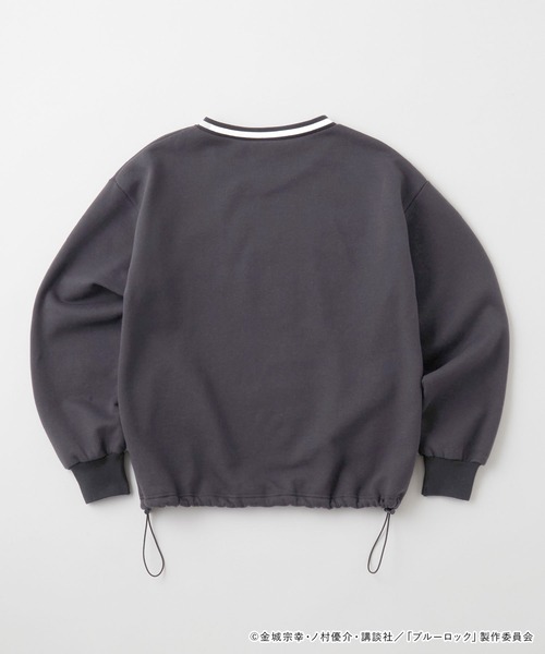 ブルーロック】別注 グラフィック刺繍 ドロスト パイピングライン