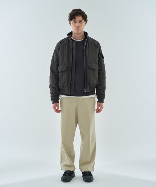 ESTNATION（エストネーション）の「ESTNATION / ヤクウール ミドルゲージニット（ニット/セーター・メンズ・ブラウン/グレー・MEDIUM/LARGE）」の19枚目の写真