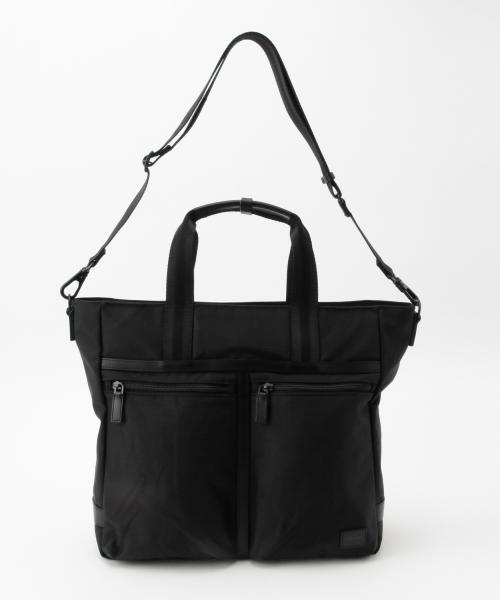 PORTER（ポーター）の「PORTER BOND 2WAY TOTE BAG (B印 YOSHIDA SELECT)（トートバッグ・メンズ・ブラック・ONE SIZE）」の5枚目の写真