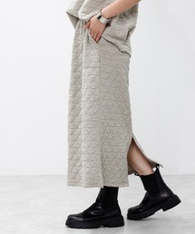 Fizz | トライアングルキルト　ストレートスカート(スカート)