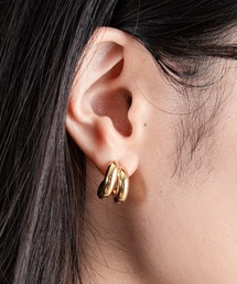 【JENNY BIRD/ジェニーバード】ミニフープ風デザインピアス Mini Florence Earrings